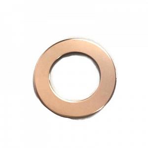 Rose Gold Fill Washer 20g 1.25 inch x 7/8 inch