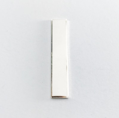 Sterling Silver Rectangle 20g 1/4 inch x 1.5 inch 3 pack