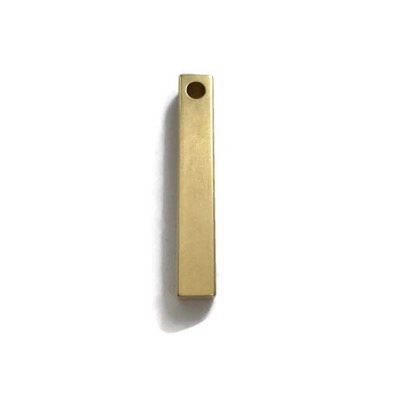 Brass Solid Bar Square Ends 6mm x 1.5 inch