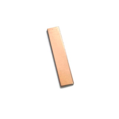 ROSE GOLD FILL Rectangle 18g 1/4 inch x 1 3/8 inch