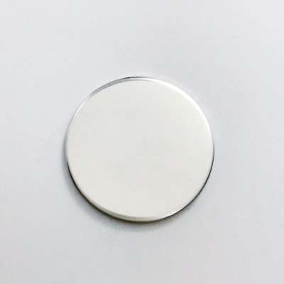 Pewter Disc 14g 1/2 inch