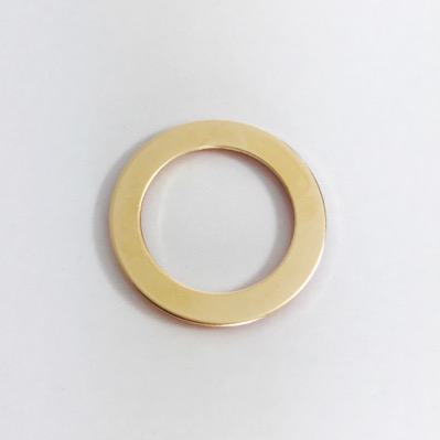 Gold Fill Washer 22g 7/8 inch x 5/8 inch
