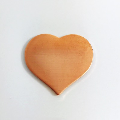 Copper Heart 1.5 inch 3 pack 18g