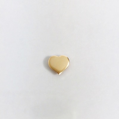 Gold Fill Itty Bitty Heart 22g 1/4 inch 10 pack