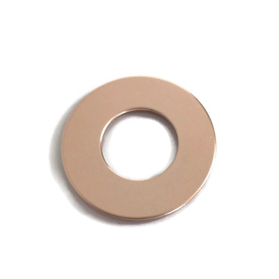 Rose Gold Fill Washer 20g 1 inch x 1/2 inch