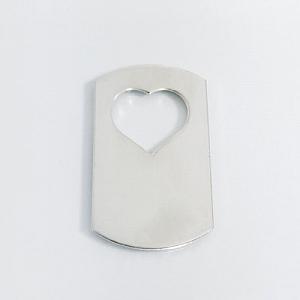 Sterling Silver Dog Tag Heart Cut Out 22g 1.25 inch x 3/4 inch x 1/2 inch heart-Sterling silver
Hand stamping supplies
Hand stamped
Blanks
Next of Kenn
Ag Metalz
Jewelry blanks
Dog tag
ID tag
Military
Army
Navy
Air Force
Marines
Coast guard 